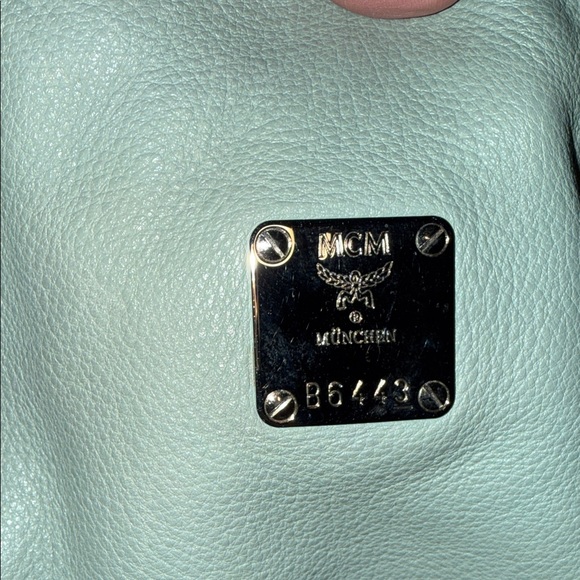 MCM Mint Green Satchel Bag - Picture 15 of 16